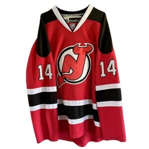 Reebok New Jersey Devils Henrique NHL Red Hockey Jersey NHL Sz 50 Made in Canada